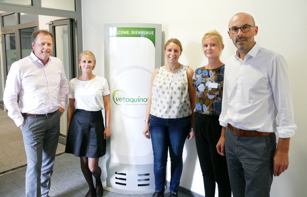 Stipendiaten zu Besuch bei Vetoquinol